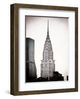 The Chrysler Building, Art Deco Style Skyscraper in NYC, Turtle Bay, Manhattan, US, White Frame-Philippe Hugonnard-Framed Art Print