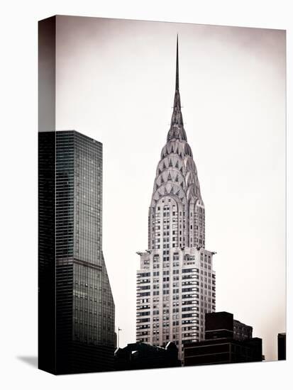 The Chrysler Building, Art Deco Style Skyscraper in NYC, Turtle Bay, Manhattan, US, White Frame-Philippe Hugonnard-Stretched Canvas
