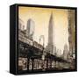 The Chrysler Building from the-Matthew Daniels-Framed Stretched Canvas