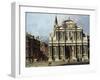 The Church and Campo of Santa Maria Zobenigo, Venice-Canaletto (Giovanni Antonio Canal)-Framed Giclee Print