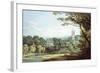 The Church and Castle at Tiverton, Devon-John White Abbott-Framed Giclee Print