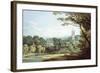 The Church and Castle at Tiverton, Devon-John White Abbott-Framed Giclee Print