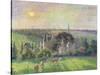 The Church and Farm of Eragny, 1895-Camille Pissarro-Stretched Canvas