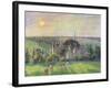 The Church and Farm of Eragny, 1895-Camille Pissarro-Framed Giclee Print