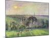 The Church and Farm of Eragny, 1895-Camille Pissarro-Mounted Giclee Print