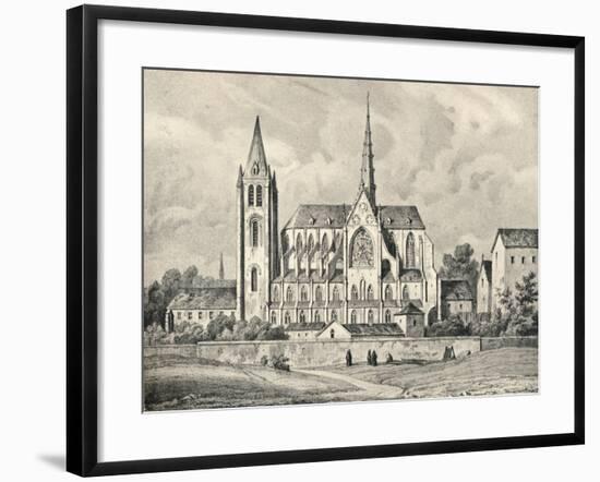 'The Church and Part of the Abbey of St Victor', 1915-Unknown-Framed Giclee Print