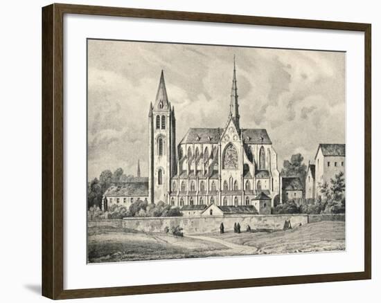 'The Church and Part of the Abbey of St Victor', 1915-Unknown-Framed Giclee Print