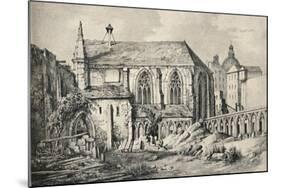 'The Church and the Cloister of the College of Cluny in 1824', 1915-Unknown-Mounted Giclee Print