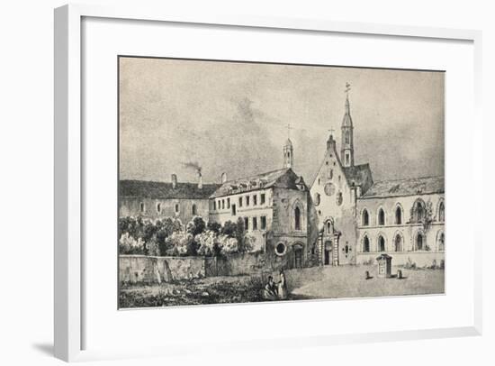 'The Church and the Convent of the Petits Augustins', 1915-Unknown-Framed Giclee Print