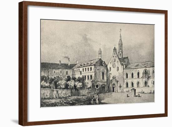 'The Church and the Convent of the Petits Augustins', 1915-Unknown-Framed Giclee Print