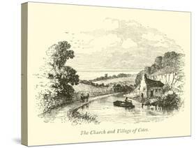 The Church and Village of Cotes-null-Stretched Canvas