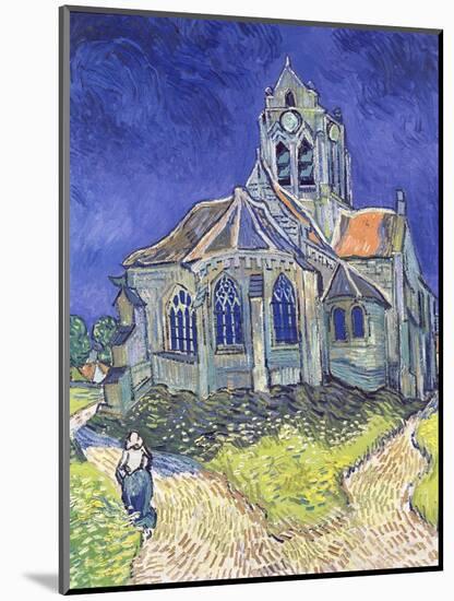 The Church at Auvers-Sur-Oise, 1890-Vincent van Gogh-Mounted Premium Giclee Print