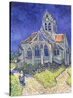 The Church at Auvers-Sur-Oise, 1890-Vincent van Gogh-Stretched Canvas