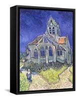 The Church at Auvers-Sur-Oise, 1890-Vincent van Gogh-Framed Stretched Canvas