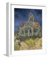 The Church at Auvers-Sur-Oise, 1890-Vincent van Gogh-Framed Giclee Print