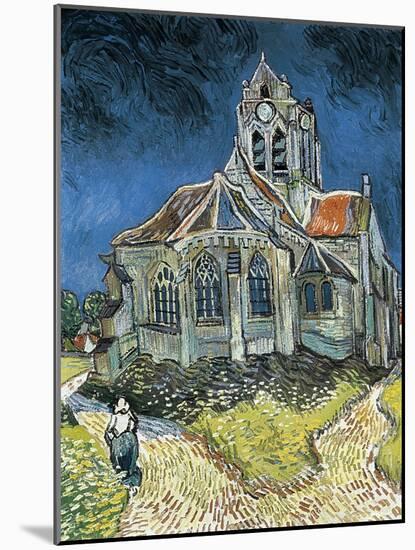 The Church at Auvers-Sur-Oise (L'Église D'Auvers-Sur-Oise, Vue Du Chevet)-Vincent van Gogh-Mounted Art Print