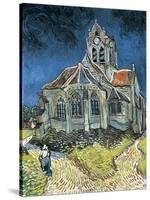 The Church at Auvers-Sur-Oise (L'Église D'Auvers-Sur-Oise, Vue Du Chevet)-Vincent van Gogh-Stretched Canvas