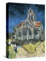 The Church at Auvers-Sur-Oise (L'Église D'Auvers-Sur-Oise, Vue Du Chevet)-Vincent van Gogh-Stretched Canvas