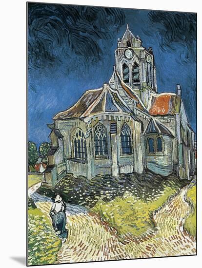 The Church at Auvers-Sur-Oise (L'Église D'Auvers-Sur-Oise, Vue Du Chevet)-Vincent van Gogh-Mounted Art Print