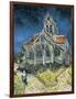 The Church at Auvers-Sur-Oise (L'Église D'Auvers-Sur-Oise, Vue Du Chevet)-Vincent van Gogh-Framed Art Print