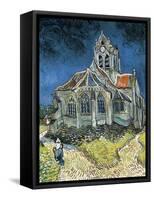 The Church at Auvers-Sur-Oise (L'Église D'Auvers-Sur-Oise, Vue Du Chevet)-Vincent van Gogh-Framed Stretched Canvas