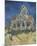 The Church at Auvers-Vincent van Gogh-Mounted Art Print