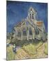 The Church at Auvers-Vincent van Gogh-Mounted Art Print