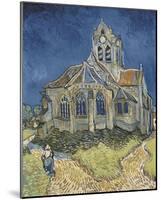 The Church at Auvers-Vincent van Gogh-Mounted Giclee Print
