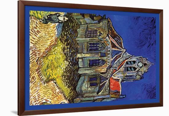 The Church at Auvers-Vincent van Gogh-Framed Art Print