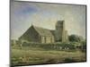 The Church at Gréville, 1871/1874-Jean-François Millet-Mounted Giclee Print