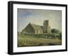 The Church at Gréville, 1871/1874-Jean-François Millet-Framed Giclee Print