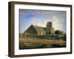 The Church at Greville, C1871-1874-Jean Francois Millet-Framed Giclee Print