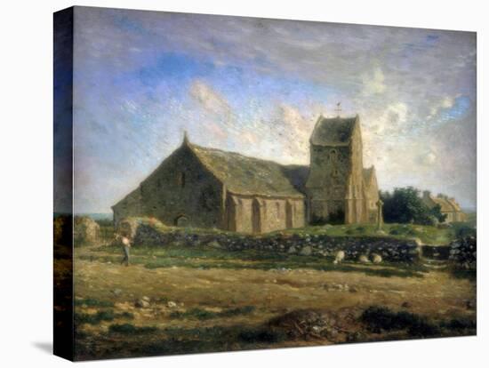 The Church at Greville, C1871-1874-Jean Francois Millet-Stretched Canvas