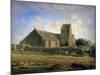 The Church at Greville, C1871-1874-Jean Francois Millet-Mounted Giclee Print