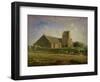 The Church at Greville, circa 1871-74-Jean-François Millet-Framed Giclee Print