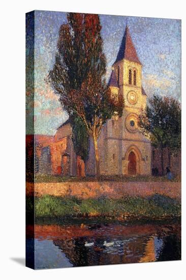 The Church at Labastide du Vert, L'Eglisede La Bastide du Vert-Henri Martin-Stretched Canvas