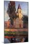 The Church at Labastide du Vert, L'Eglisede La Bastide du Vert-Henri Martin-Mounted Giclee Print