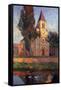 The Church at Labastide du Vert, L'Eglisede La Bastide du Vert-Henri Martin-Framed Stretched Canvas