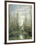 The Church at Marissel, 1866-Jean-Baptiste-Camille Corot-Framed Premium Giclee Print