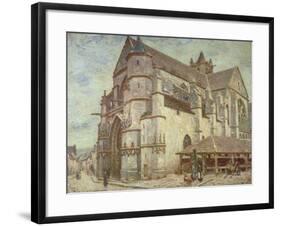 The Church at Moret, Frosty Weather, 1893-Alfred Victor Fournier-Framed Giclee Print