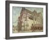 The Church at Moret, Frosty Weather, 1893-Alfred Victor Fournier-Framed Giclee Print