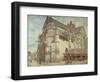 The Church at Moret, Frosty Weather, 1893-Alfred Victor Fournier-Framed Giclee Print