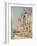 The Church at Moret-Alfred Sisley-Framed Giclee Print