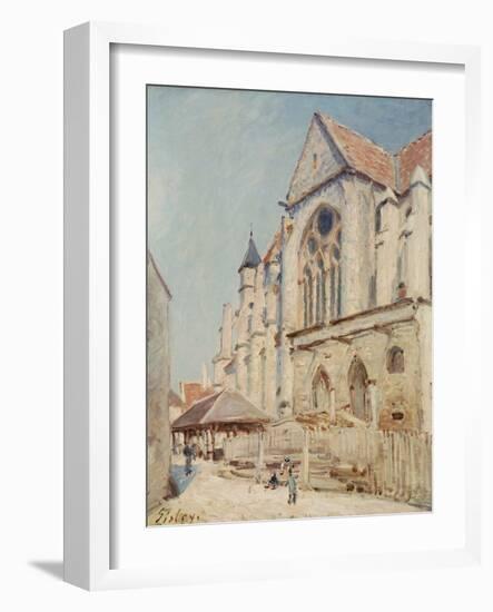 The Church at Moret-Alfred Sisley-Framed Giclee Print