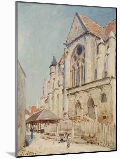 The Church at Moret-Alfred Sisley-Mounted Giclee Print
