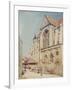 The Church at Moret-Alfred Sisley-Framed Giclee Print