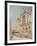 The Church at Moret-Alfred Sisley-Framed Giclee Print