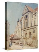 The Church at Moret-Alfred Sisley-Stretched Canvas