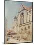 The Church at Moret-Alfred Sisley-Mounted Giclee Print