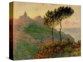 The Church at Varengeville, Against the Sunlight, 1882-Claude Monet-Stretched Canvas